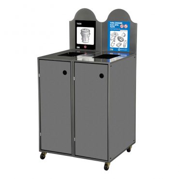 2-Stream MODULO Waste or Recycling Receptacle