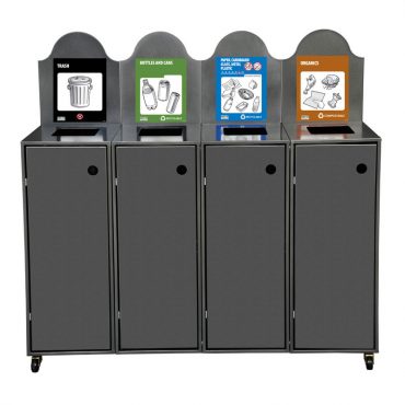 4-Stream MODULO Waste or Recycling Receptacle