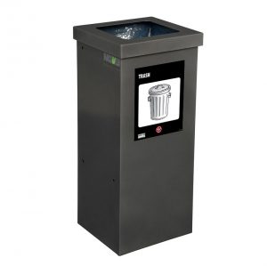 1-Stream MODULO Waste or Recycling Receptacle NOVA90-1