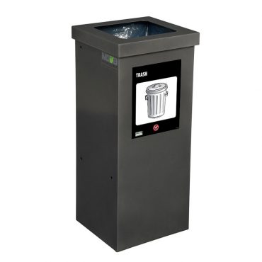 1-Stream MODULO Waste or Recycling Receptacle NOVA90-1